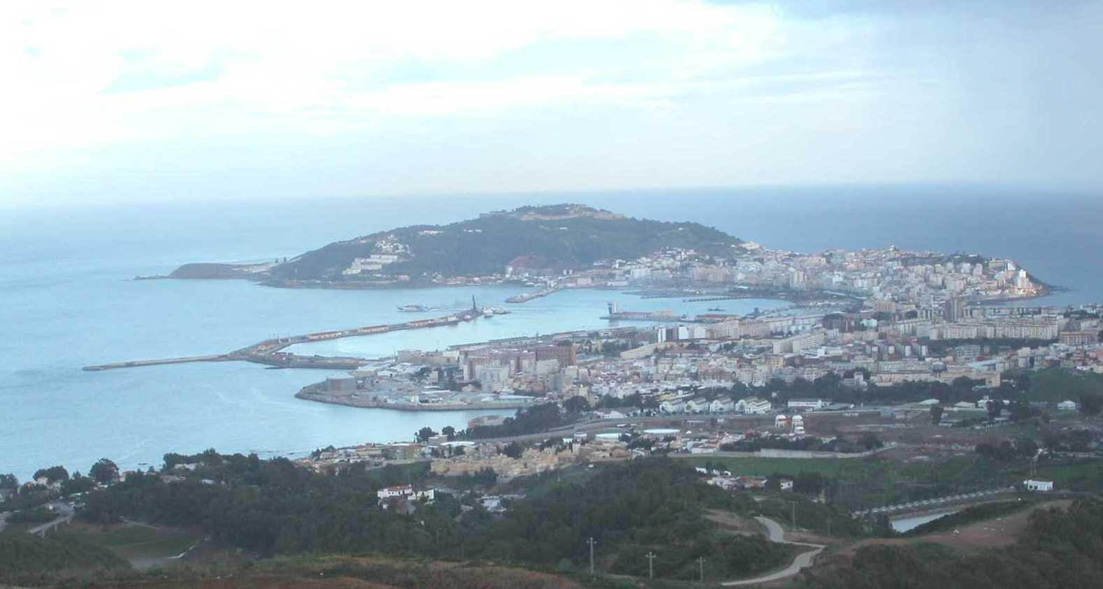 Vista de la ciudad de Ceuta