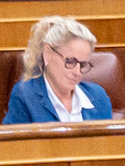 Montse Mínguez en el Congreso, fotografía de archivo de 2023